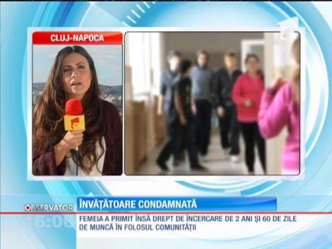 Învăţătoarea din Cluj-Napoca, înregistrată în timp ce insulta un elev, condamnată la cinci luni de închisoare