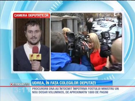 Elena Udrea, convinsă că deputaţii din Comisia Juridică vor da curs cererii de urmărire penală