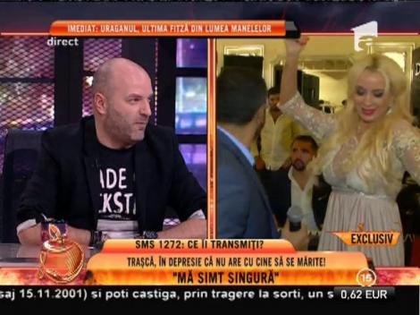 Simona Traşcă, în depresie că nu are cu cine să se mărite!