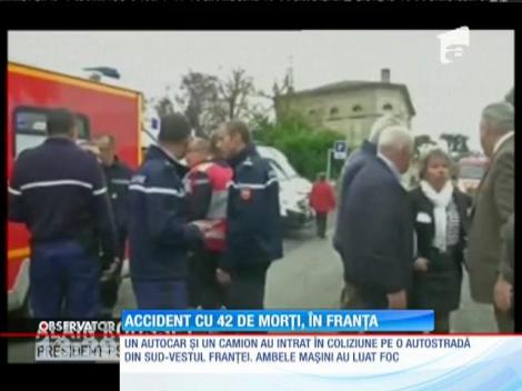 Accident rutier cu 42 de morţi, în Franţa