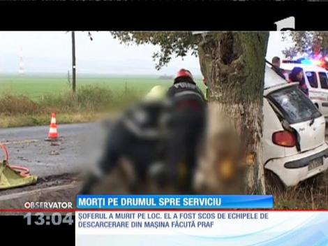 Doi bărbaţi au murit în urma unui accident produs pe drumul care leagã Tulcea de Constanţa