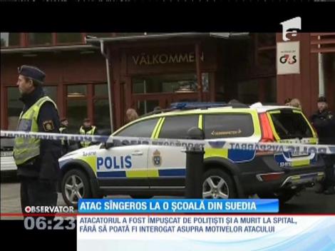 Update / Atac cu sabia comis la o şcoală din Suedia