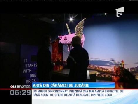 Opere de artă realizate din piese Lego