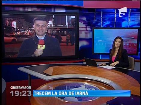 România trece la ora de iarnă