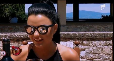 Sărut pasional între Lucian și Daniela Crudu