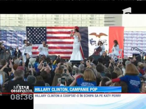 Hillary Clinton a cooptat-o în echipa sa pe Katy Perry