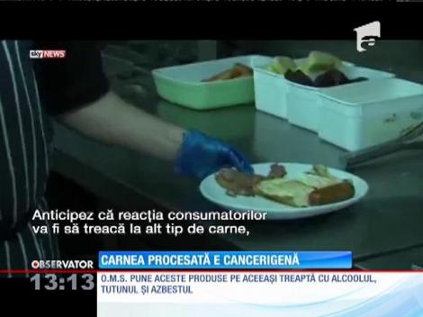 OMS: Carnea procesată e cancerigenă
