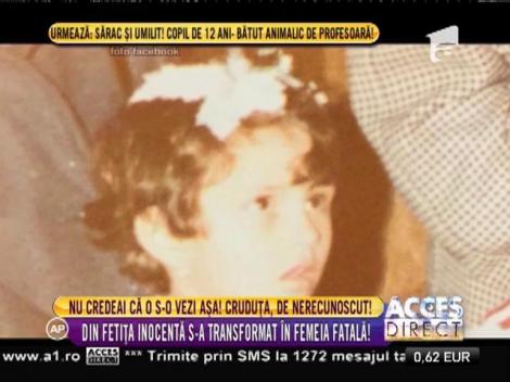 Daniela Crudu, de nerecunoscut! Cum arăta Burlăcița când era doar o puștoaică