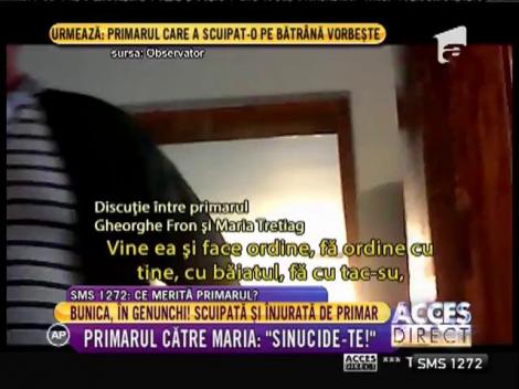 O bătrână cu handicap din Suceava a trăit umilinţa vieţii ei! Scuipată şi înjurată de primar