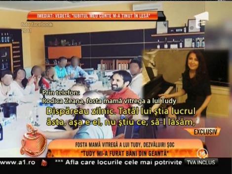 Mama vitregă a lui Tuddy:  ”Mi-a furat bani din poșetă”