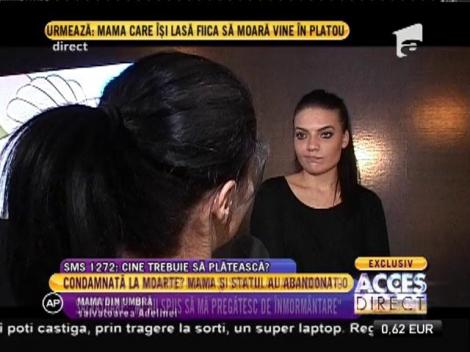 La nici 7 anişori, Adelina a fost părăsită de mama ei