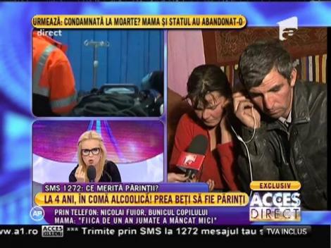 Prea beţi ca să-şi supravegheze fiul! Mama: "Fiica de un an jumate a mâncat mici"