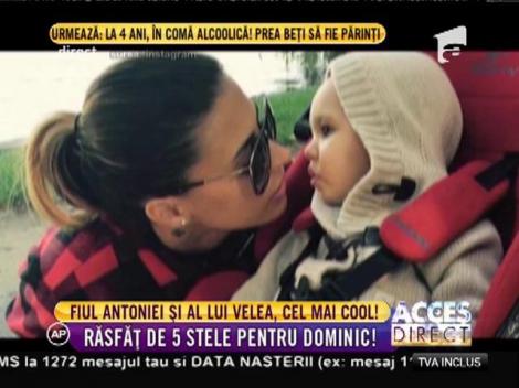 Antonia și Alex Velea sunt niște părinți norocoși! Cât de frumos și trendy este Dominic