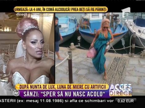 Sânziana Buruiană se distreză departe de România!