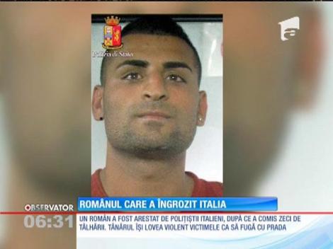 Un tâlhar român i-a şocat pe poliţiştii italieni cu violenţa cu care-şi ataca victimele
