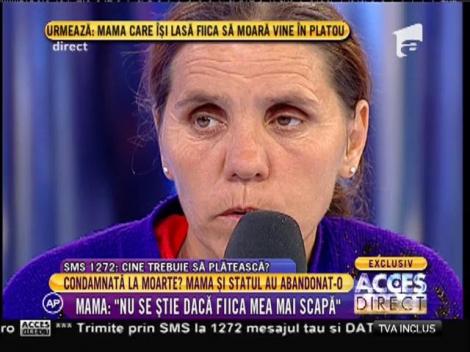 Mama Adelinei: "Mi-am văzut fiica acum două săptămâni"