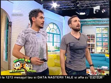 Fitness la Neatza! Flavia, Amalia și Miruna s-au antrenat cu mopul!