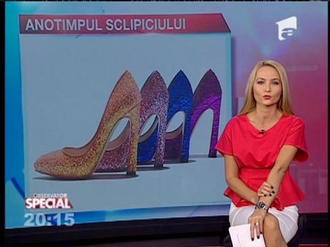 SPECIAL! Pantofii cu sclipici sunt la mare modă