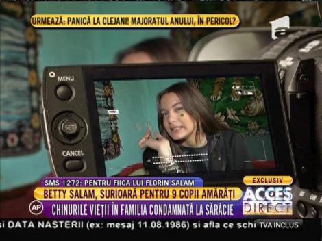 Betty Salam a dat traiul în puf oferit de celebrul său tată, pe o sărăcie lucie