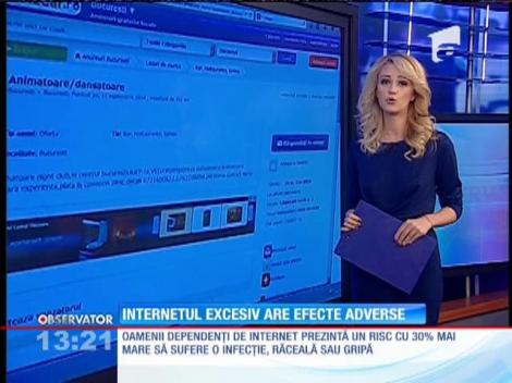 Internetul folosit în exces are efecte adverse