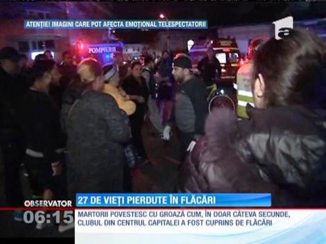 Incendiu în clubul Colectiv. Salvatorii şi criminaliştii au găsit imagini care nu pot fi descrise