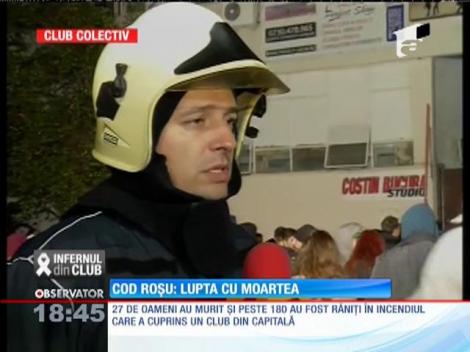Incendiu în club Colectiv. Salvatorii fac declaraţii şocante