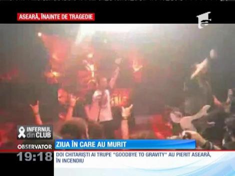 Chitariştii trupei Goodbye to Gravity, Vlad Ţelea şi Mihai Alexandru, au pierit în carnagiul din clubul Colective