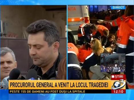 Procurorul general a venit la locul tragediei