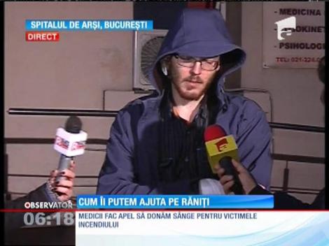 Incendiu în clubul Colectiv. Cum îi putem ajuta pe răniţi