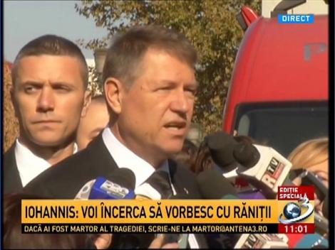 Președintele Klaus Iohannis a ajuns la spitalul Floreasca