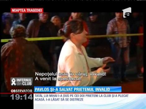 Incendiu în club Colectiv. Plavos şi-a salvat prietenul invalid