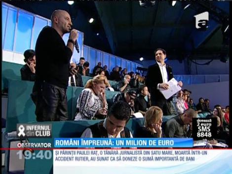 Tragedia din clubul Colectiv | Teledonul "Români împreună" a strâns un milion de euro