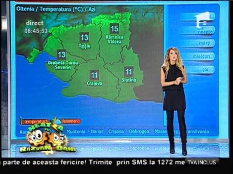 Vremea cu Flavia Mihăşan! Soarele va încerca să fie prezent în toată ţara!
