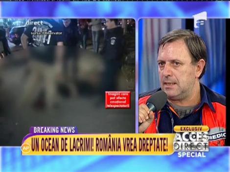 Medic de urgență, despre incidentul de la clubul Colectiv: ”Am văzut multe, dar așa ceva aș fi preferat să nu văd niciodată”