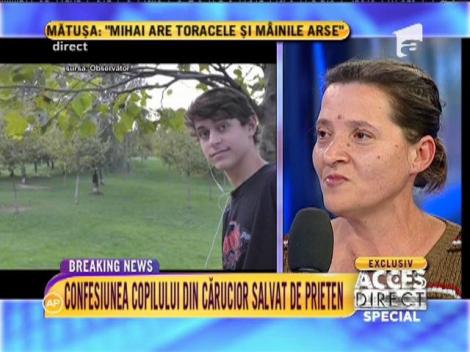 Copil de 14 ani aflat în cărucior, salvat de la moarte de prieteni