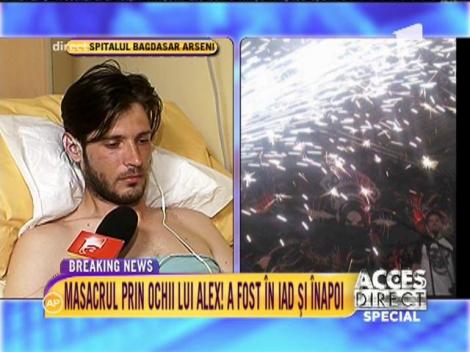 Alex Plângu, concurent X Factor, retrăieşte infernul de la clubul Colectiv: "Erau persoane căzute peste piciorul meu. Erau mormane"