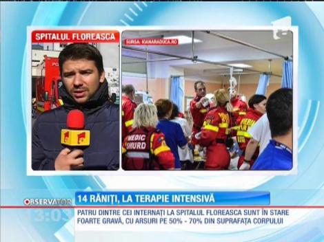 14 răniţi, la terapie intensivă în spitalul Floreasca