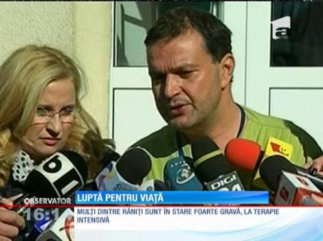 Tragedia din clubul Colectiv. 14 pacienţi intubaţi, în stare extrem de gravă