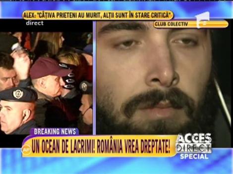 Pelerinaj în faţa clubului Colectiv.  Mii de oameni au venit să aprindă o lumânare