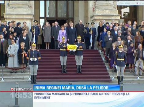 Inima Reginei Maria, mutată la Castelul Pelişor din Sinaia