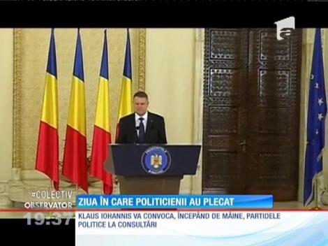 Klaus Iohannis, pregătit să înceapă consultările pentru noul Guvern