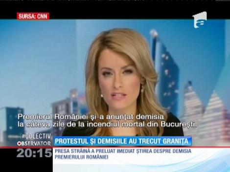 Protestul din România și demisiile, în presa străină
