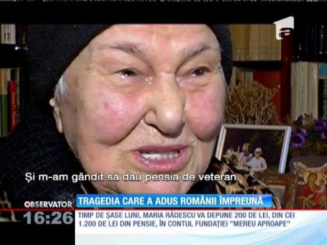 Primele ajutoare din partea dumneavoastră şi a Fundaţiei Mereu Aproape au ajuns la cei care şi-au pierdut copiii în incendiu