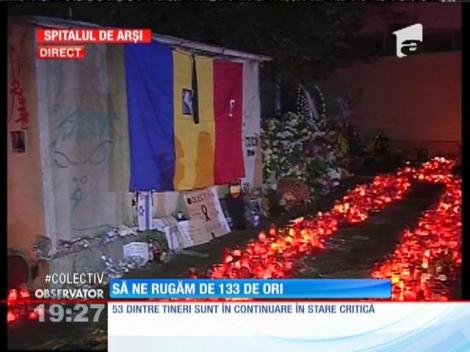 53 de tineri arși în clubul Colectiv, în stare critică