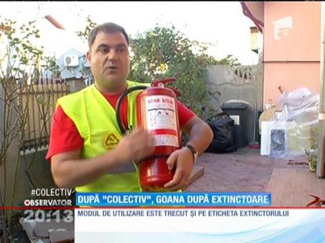 După tragedia din Colectiv a început goana după extinctoare