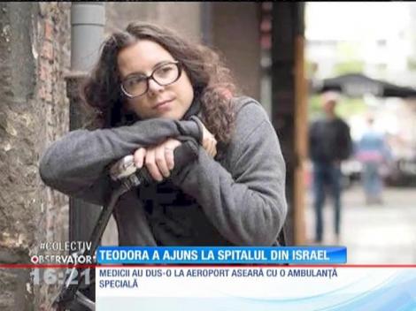 Teodora Maftei a ajuns la o clinică din Israel