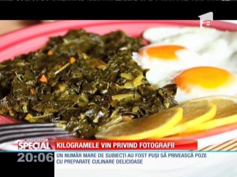 Special! Fotografiile cu preparate apetisante îngrașă!