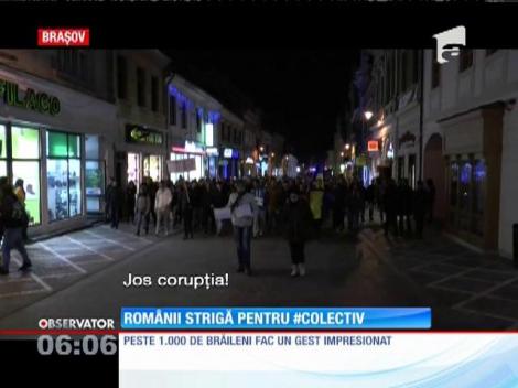 Solidari cu mulţimea din Capitală, românii din toată ţara au ieşit în stradă