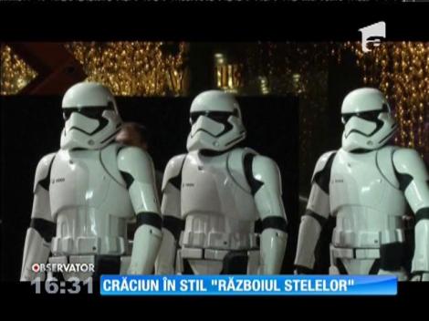 La Paris, Crăciun în stil ”Războiul stelelor”