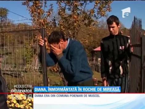 Elena Diana, înmormântată în rochie de mireasă